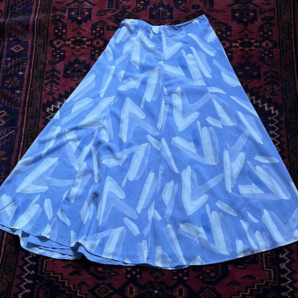 Abercrombie Blue Patterned Women's Skirt